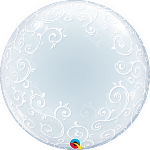 Lightbox - Pioneer Balloon Company Fancy Filligree Deco Bubble, (510x510), Png Download