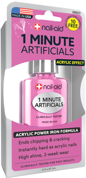 1 Minute Gel Coat Nail Aid (301x600), Png Download