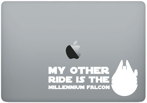 My Other Ride Is The Millennium Falcon Decal - Mouse (498x498), Png Download