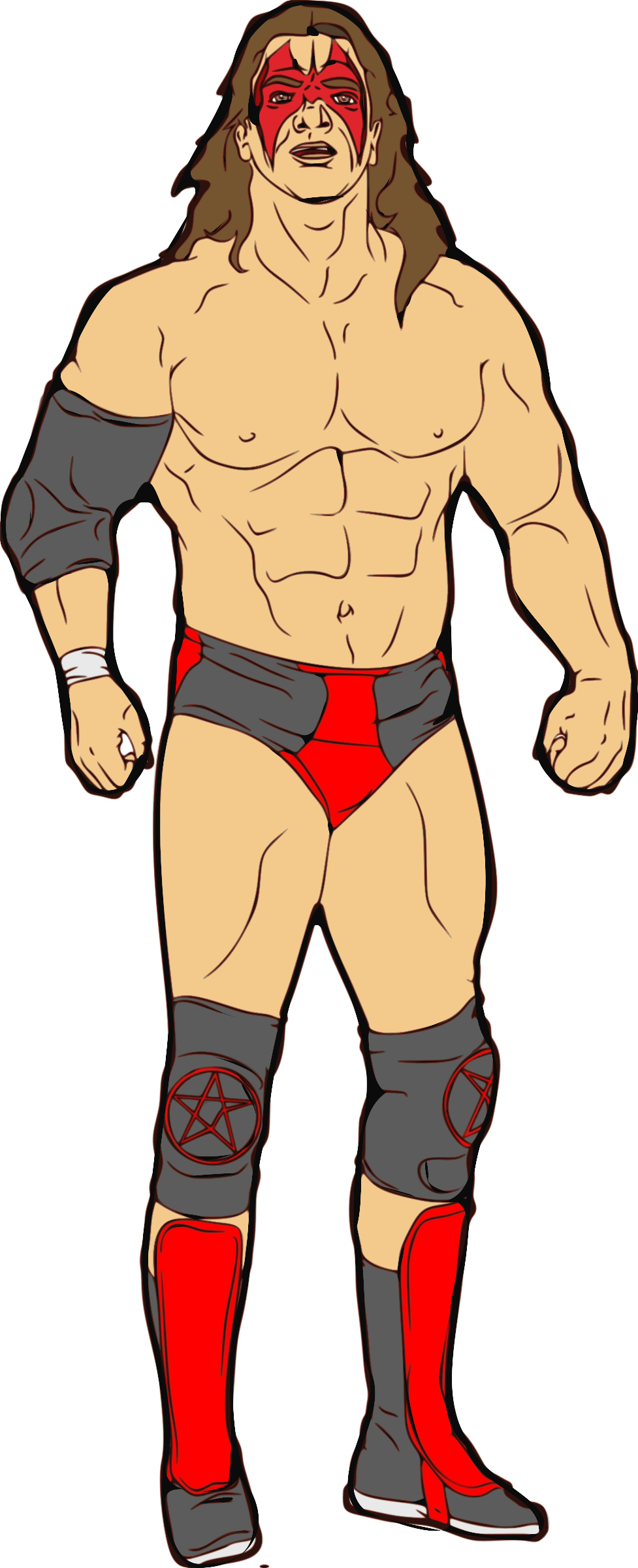 Wrestling Wrestler Clipart Biezumd 2 Clipartpost Png - Wrestler Clipart (977x2400), Png Download