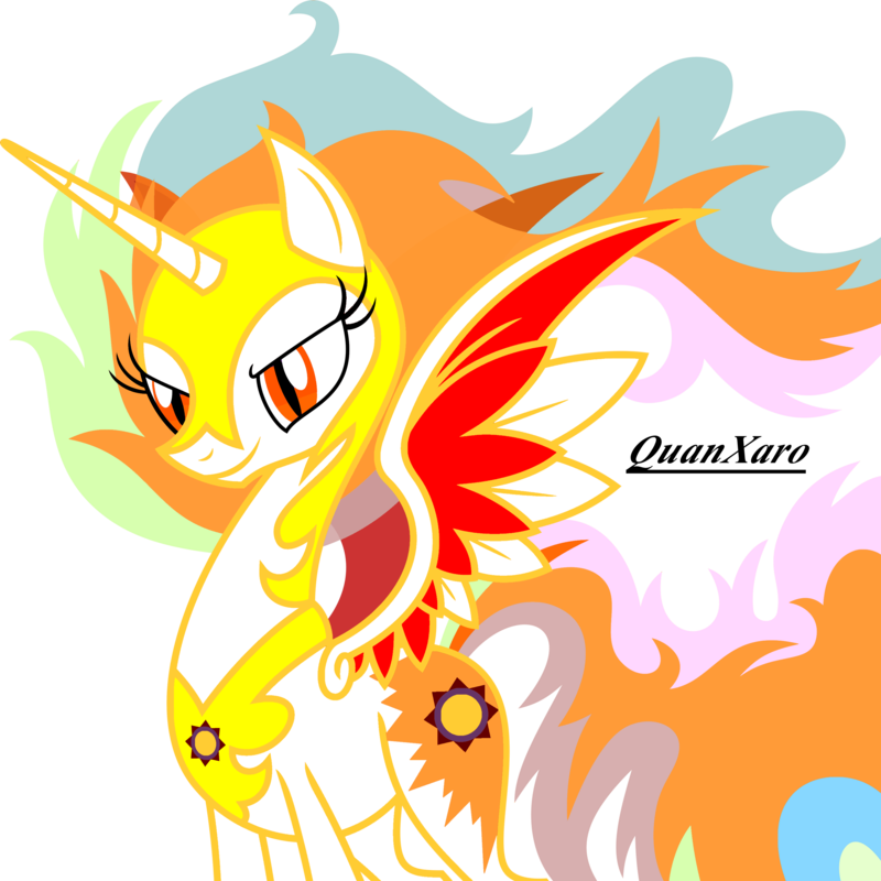 Quanxaro, Nightmare Star, Princess Celestia, Safe, - Cartoon (800x800), Png Download
