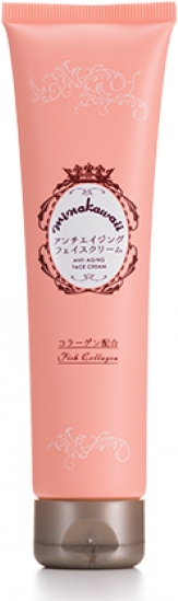 Mina Kawaii Anti-aging Face Cream - Minakawai Anti Agen Feca Crem (600x548), Png Download