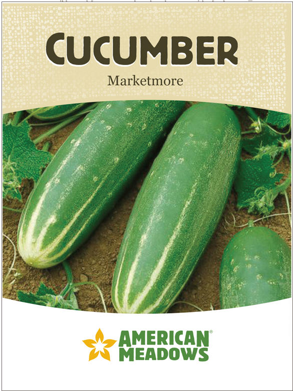 Download Cucumber Marketmore Seed Packet Organically Certified Full