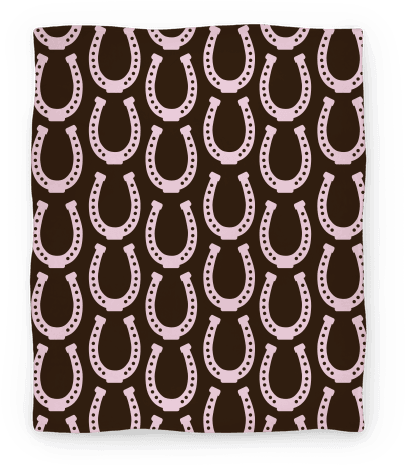 Horseshoe Pattern Blanket - Placemat (484x484), Png Download