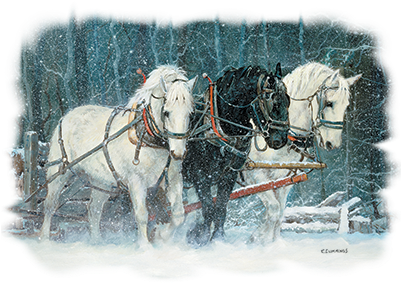 Teamwork Horses (400x400), Png Download