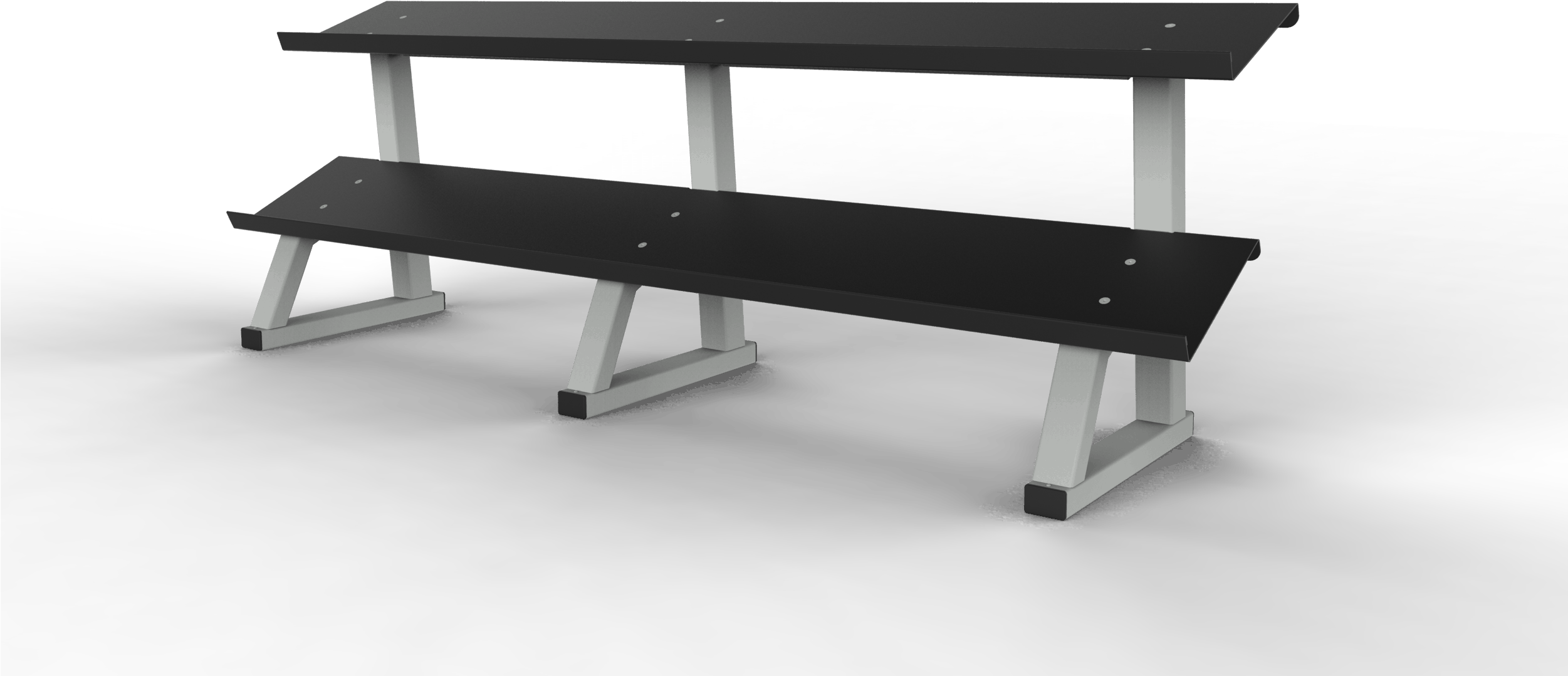Arsenal Alpha 2 Tier Dumbbell Rack - Shelf (2501x1618), Png Download