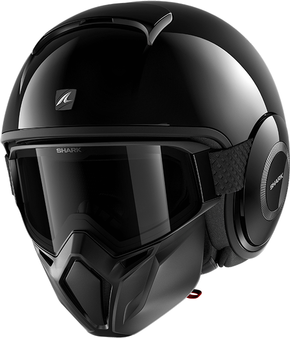 Shark Drak Helmet Blank Xs Black Gloss Unisex Motorcycle (1024x800), Png Download
