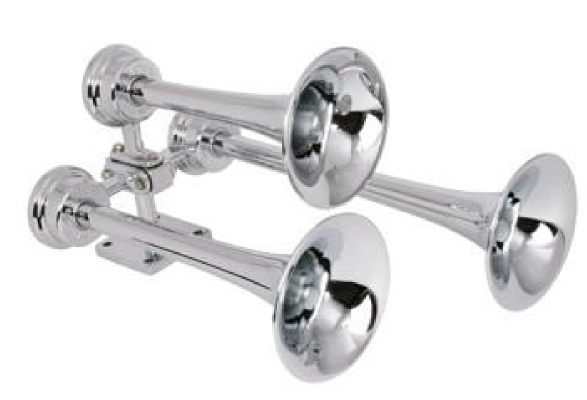 Buell Strombos Triple Air Horns - Air Horn (600x600), Png Download