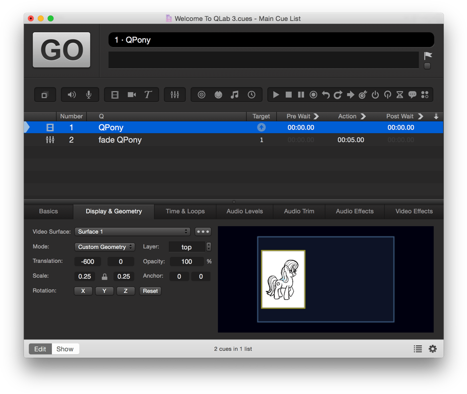 Download Qlab Basics Full Size PNG Image PNGkit