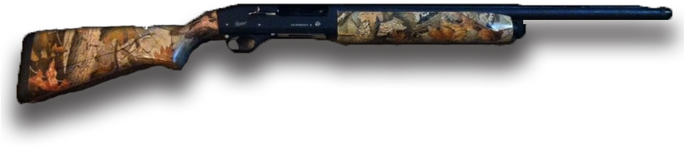 Dipped Shotgun - Hydro Dip Camo Shotgun (960x348), Png Download