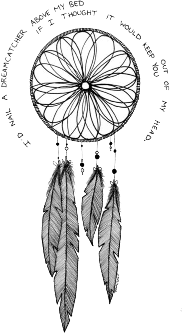 Collection Of Free Branches Drawing Dream Catcher - Dream Catcher Black And White Png (391x700), Png Download
