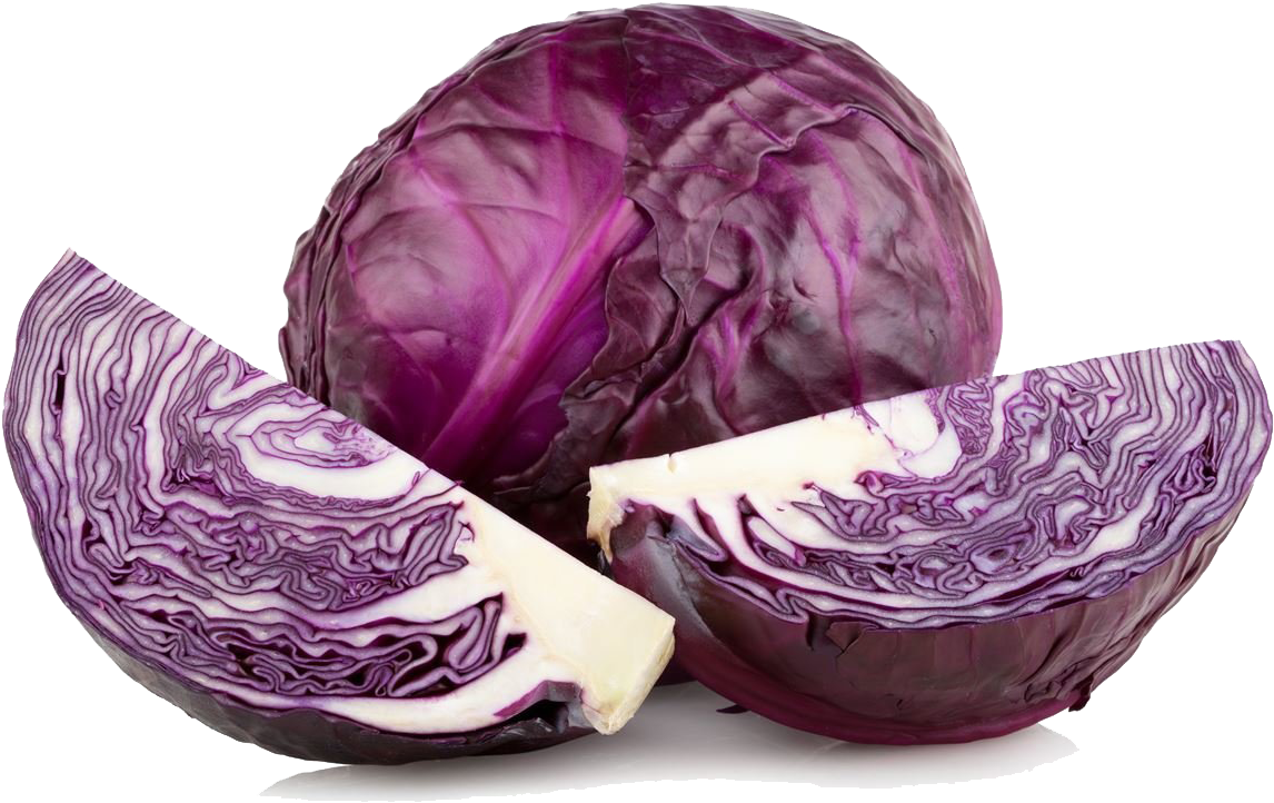 Purple Cabbage Png High-quality Image - Cabbage Red (1200x900), Png Download