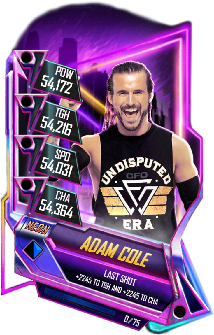 Adamcole S5 23 Neon - Wwe Nxt Cfo The Undisputed Era Adam Cole Shock The (733x1158), Png Download