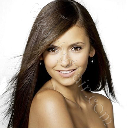 P 45755 Dark Brown Full Lace Wig - Nina Moreno (433x434), Png Download
