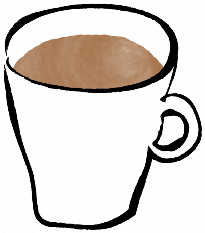 Autumn Day Cup Of Tea (456x456), Png Download