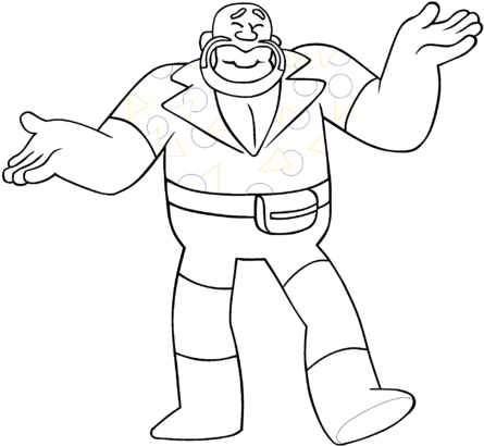 Mr Smiley Lines - Wiki (514x480), Png Download