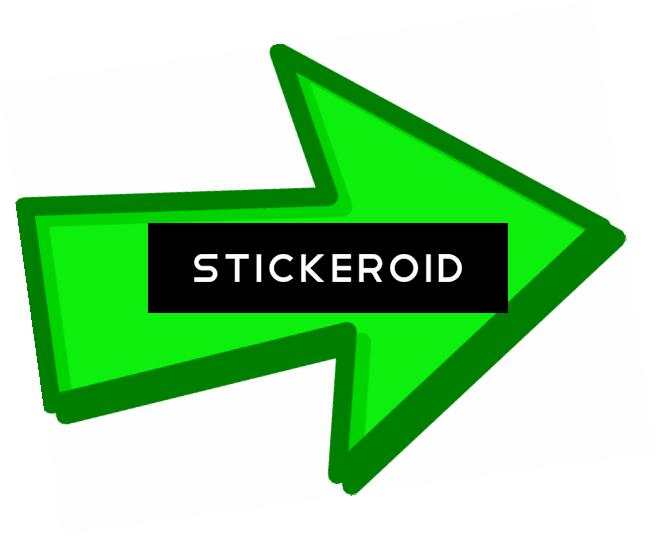 Green Arrow Direction - Sign (656x536), Png Download