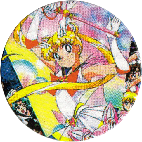 Sailor Moon Caps 171 Sailor Moon - Sailor Moon Bottle Cap (500x500), Png Download