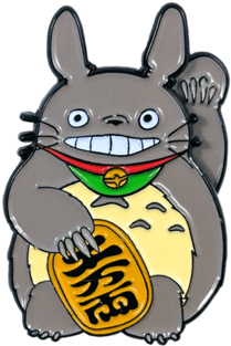 Lucky Totoro Pin, Pin, Peabe, Peabe - My Neighbor Totoro (480x480), Png Download
