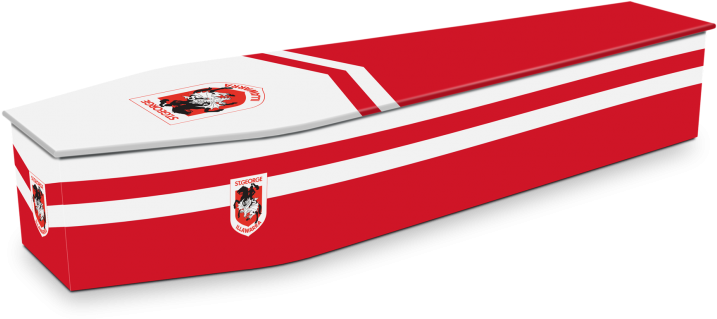 Expression Cofins - St George Illawarra Coffin (800x536), Png Download