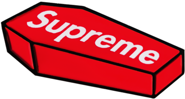 Coffinsupreme Pin (1000x667), Png Download