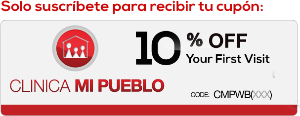 Obtén 10% De Descuento En Tu Primer Visita Suscríbete - Clinica Mi Pueblo (610x260), Png Download