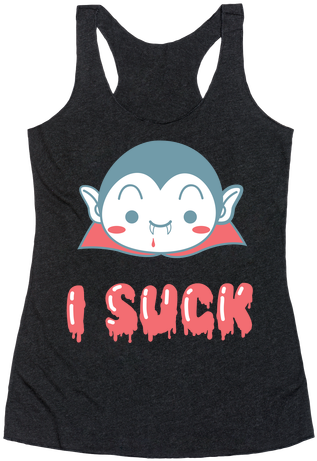 6733 Heathered Black Z1 T I Suck Vampire - You Wish Upon A Star Shirt (484x484), Png Download