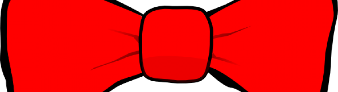 Red-bow - Clip Art Red Bow Tie (1100x300), Png Download
