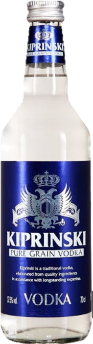 Bardinet Kiprinsky Vodka 70cl - Vodka Kiprinski (350x700), Png Download