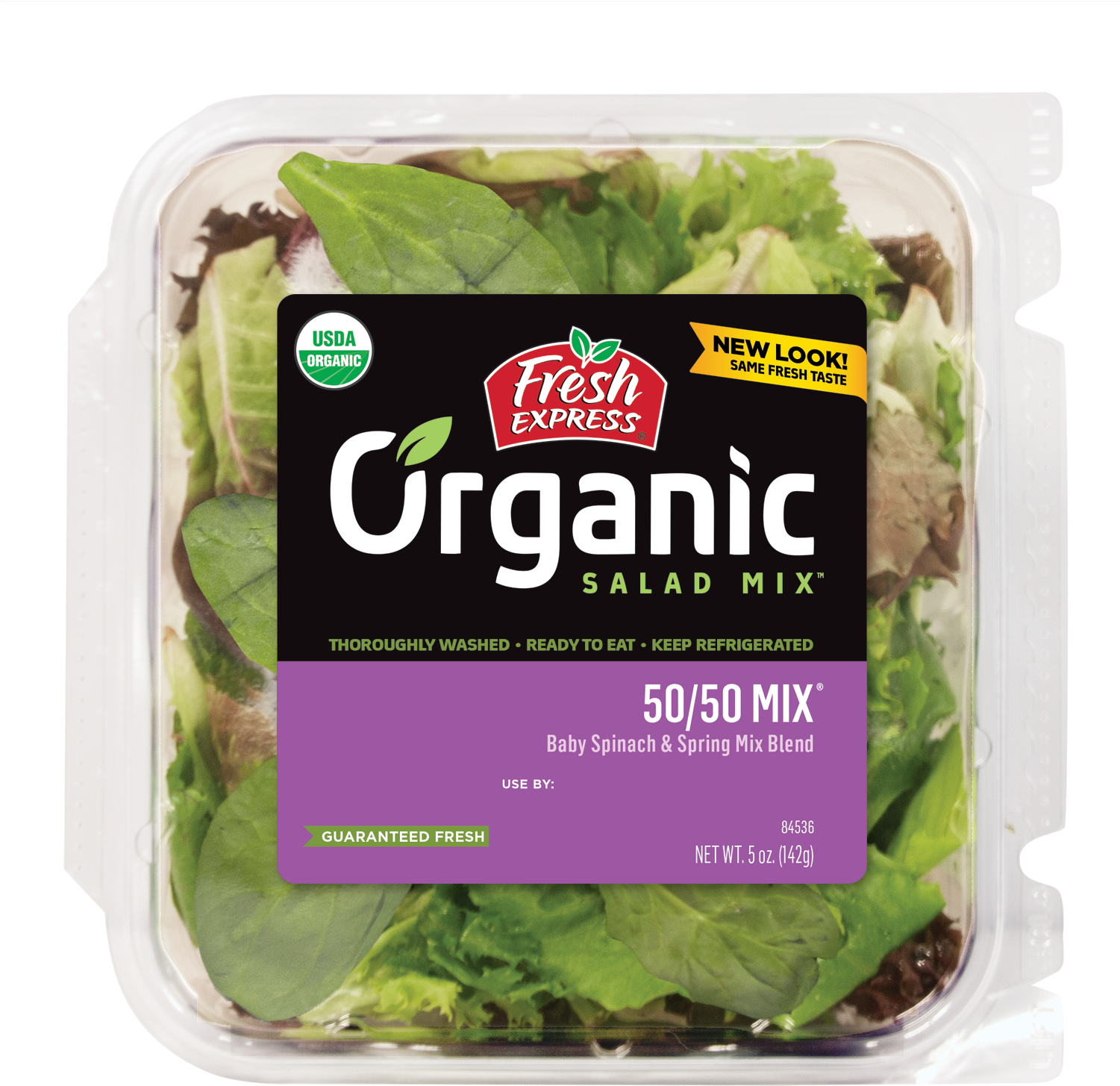 Organic 50/50 Mix™ - Organic Salad Mix (1500x1594), Png Download