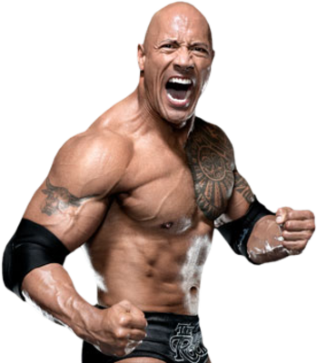 The Rock's Diet - Rock Male Pattern Baldness (349x400), Png Download