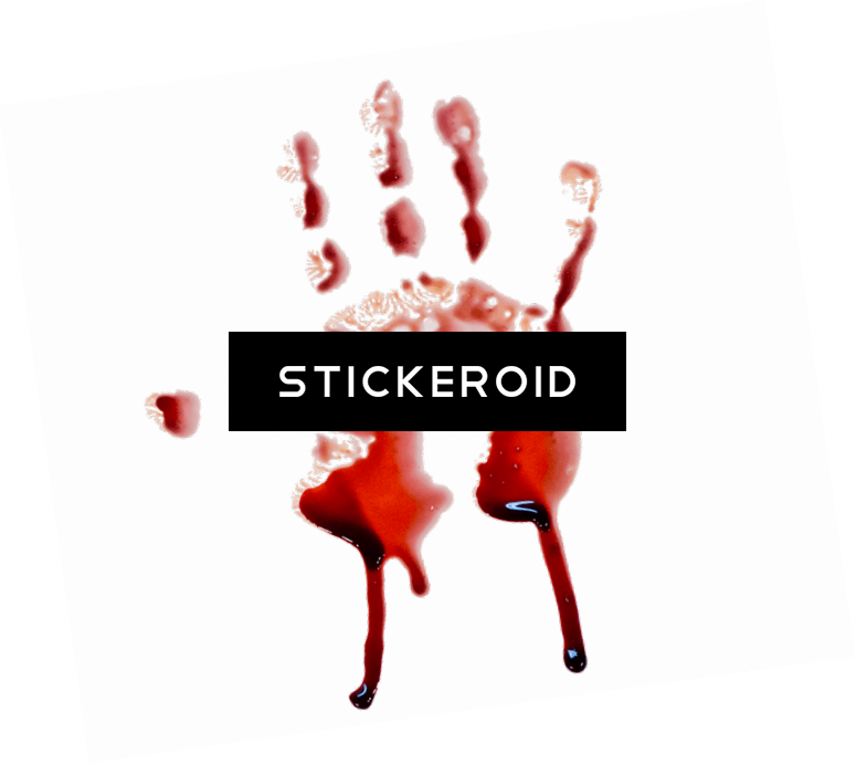 Blood Hand - Cafepress Dexter Showtime Bloody Hand Wall Calendar (775x691), Png Download
