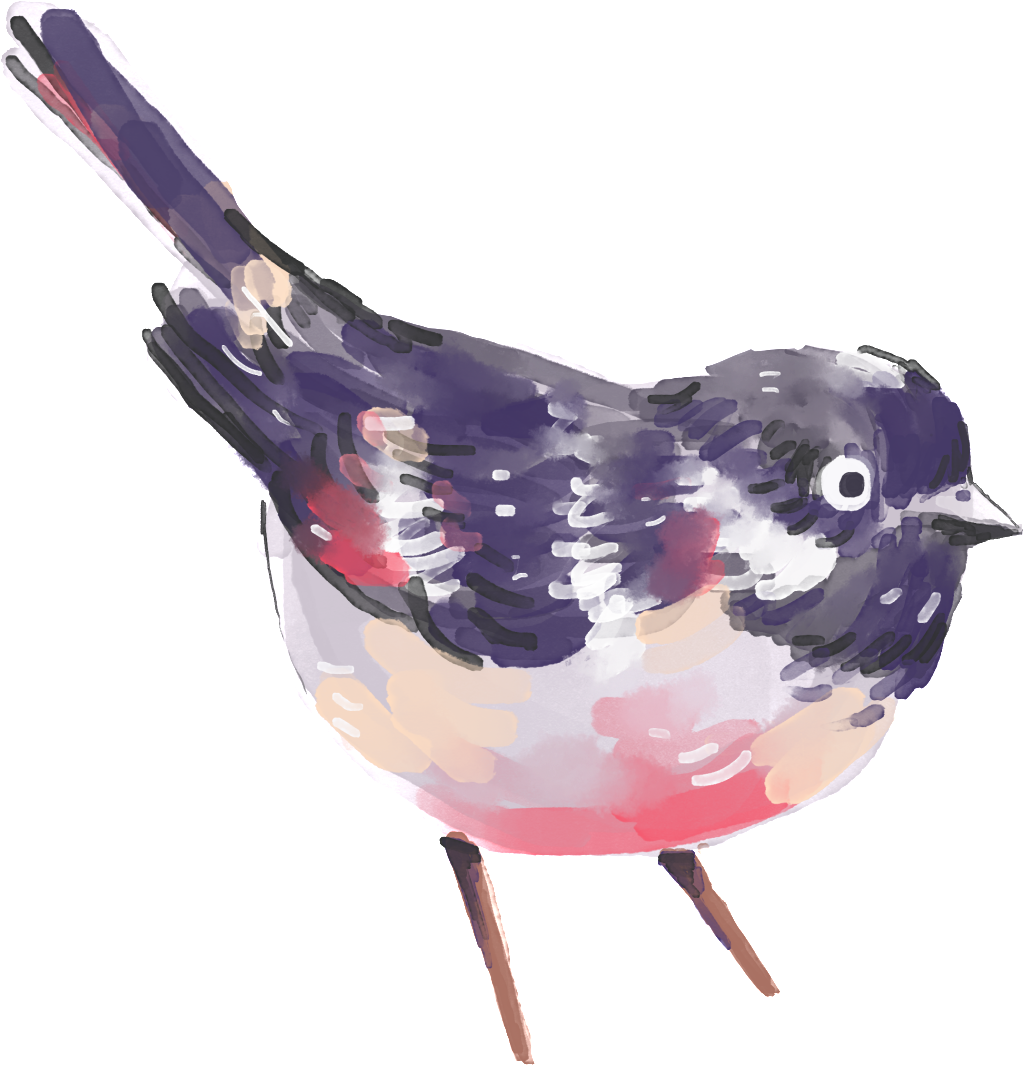 Hand Painted A Painting Bird Png Transparent - Watercolor Transparent Floral Wreath (1024x1065), Png Download