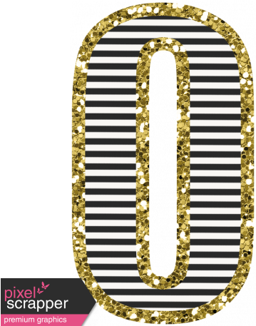 Baby On Board - Gold Glitter Number 2 (456x456), Png Download