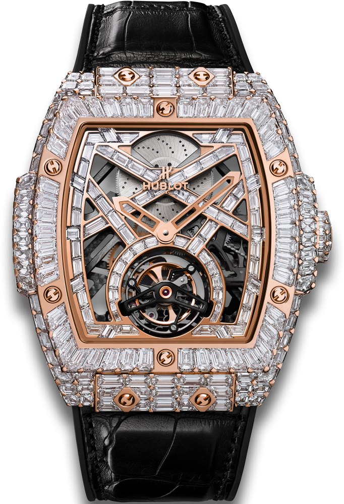 Mp Mp-06 High Jewellery Full Baguette - Hublot Mp 06 (1000x1000), Png Download