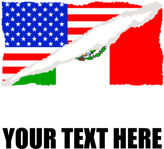 Mexican American Flag Baby Blanket - Swedish Flag In America (700x700), Png Download