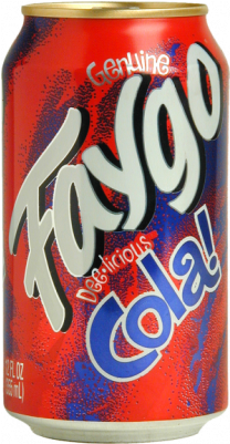 Faygo Cola 12oz Can - Faygo Cola - 12 Fl Oz (350x400), Png Download