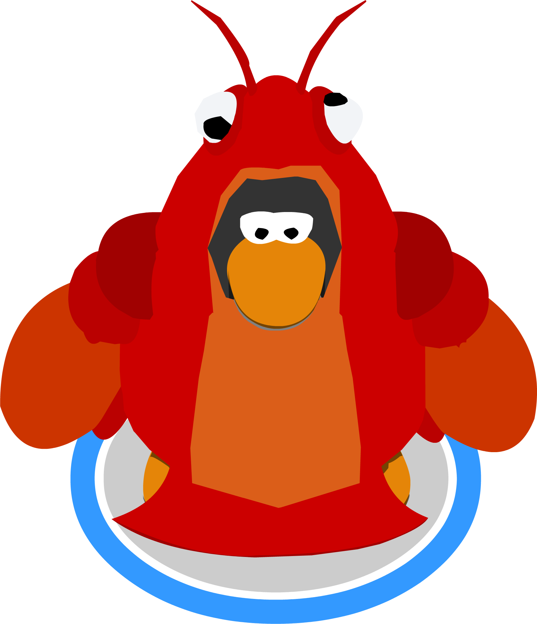 Lobster Costume Cu Ig - Wiki (1779x2066), Png Download