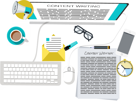 Content Writing Services Png (572x425), Png Download