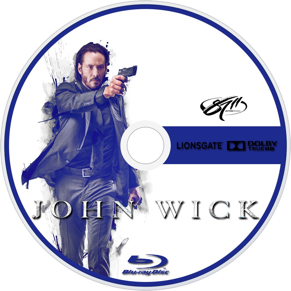 John Wick Bluray Disc Image - Ultra Hd John Wick (1000x1000), Png Download
