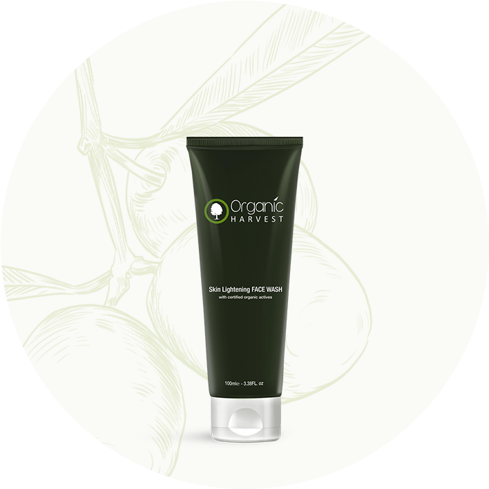 Skin Lightening Face Wash - Organic Harvest Neem Face Wash With Bse Free Active (814x723), Png Download