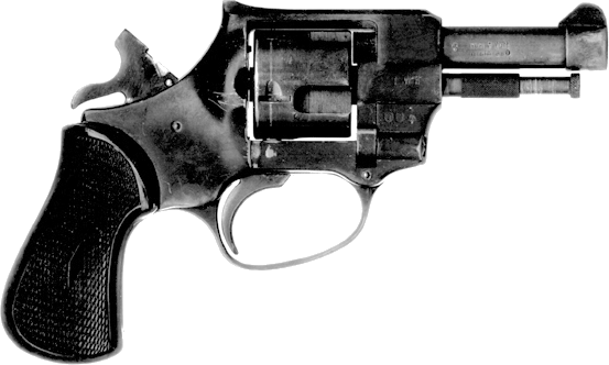 Revolver Edit Mirrored - Revolver Png (553x332), Png Download
