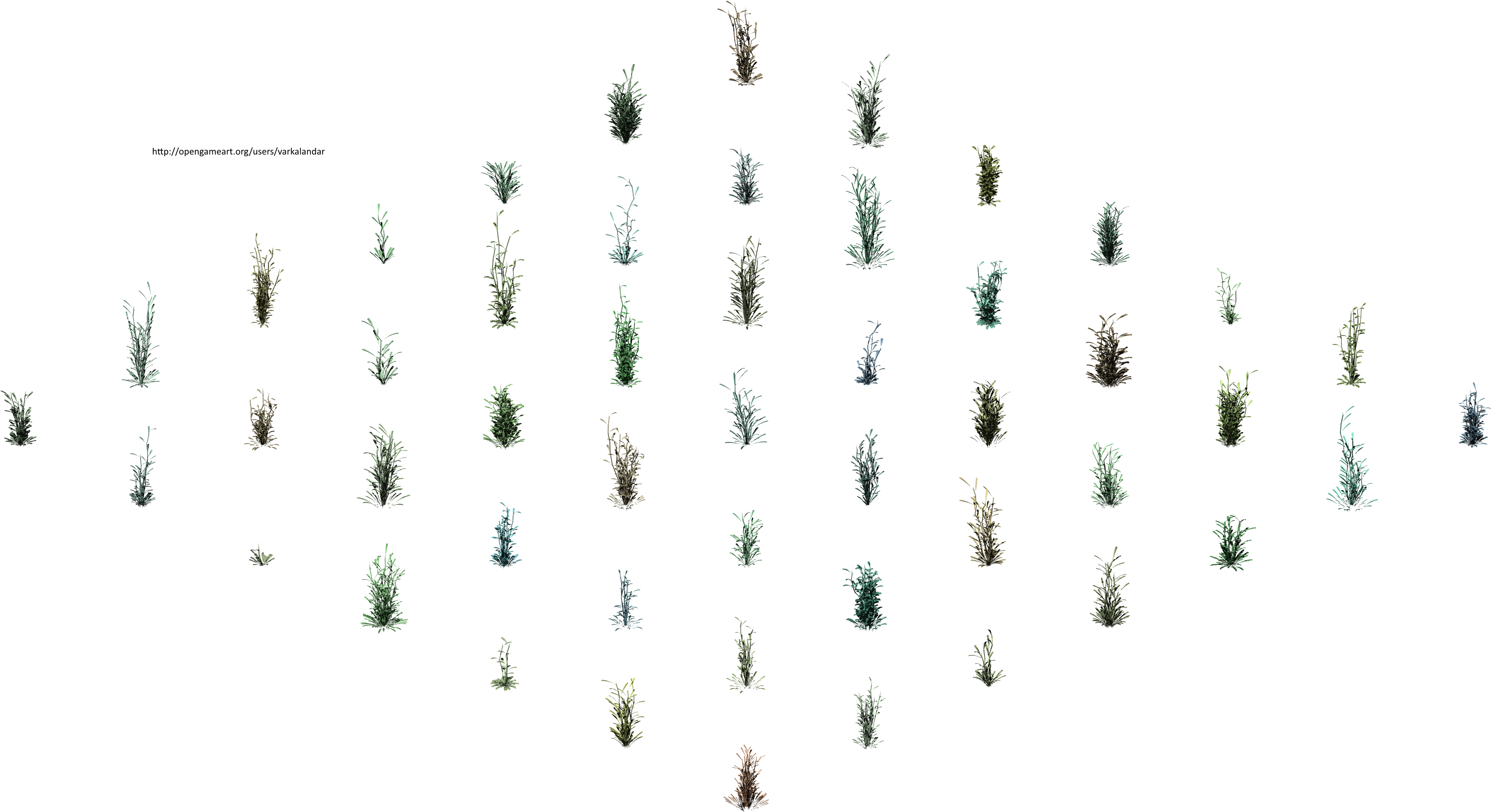 Hjm Grasses 4 Alpha - Christmas Tree (4000x2360), Png Download