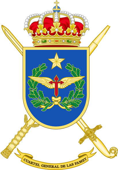 Army Airmobile Headquarters, Spanish Army - Comandancia General De Ceuta (419x599), Png Download