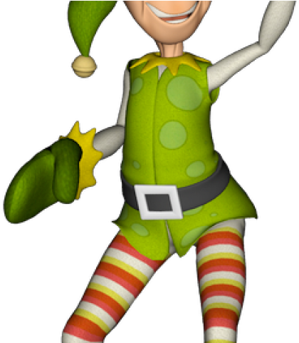 Elf Png Transparent Images - Santa Claus And Elf (640x480), Png Download