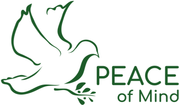 Peace Of Mind Logo (454x303), Png Download