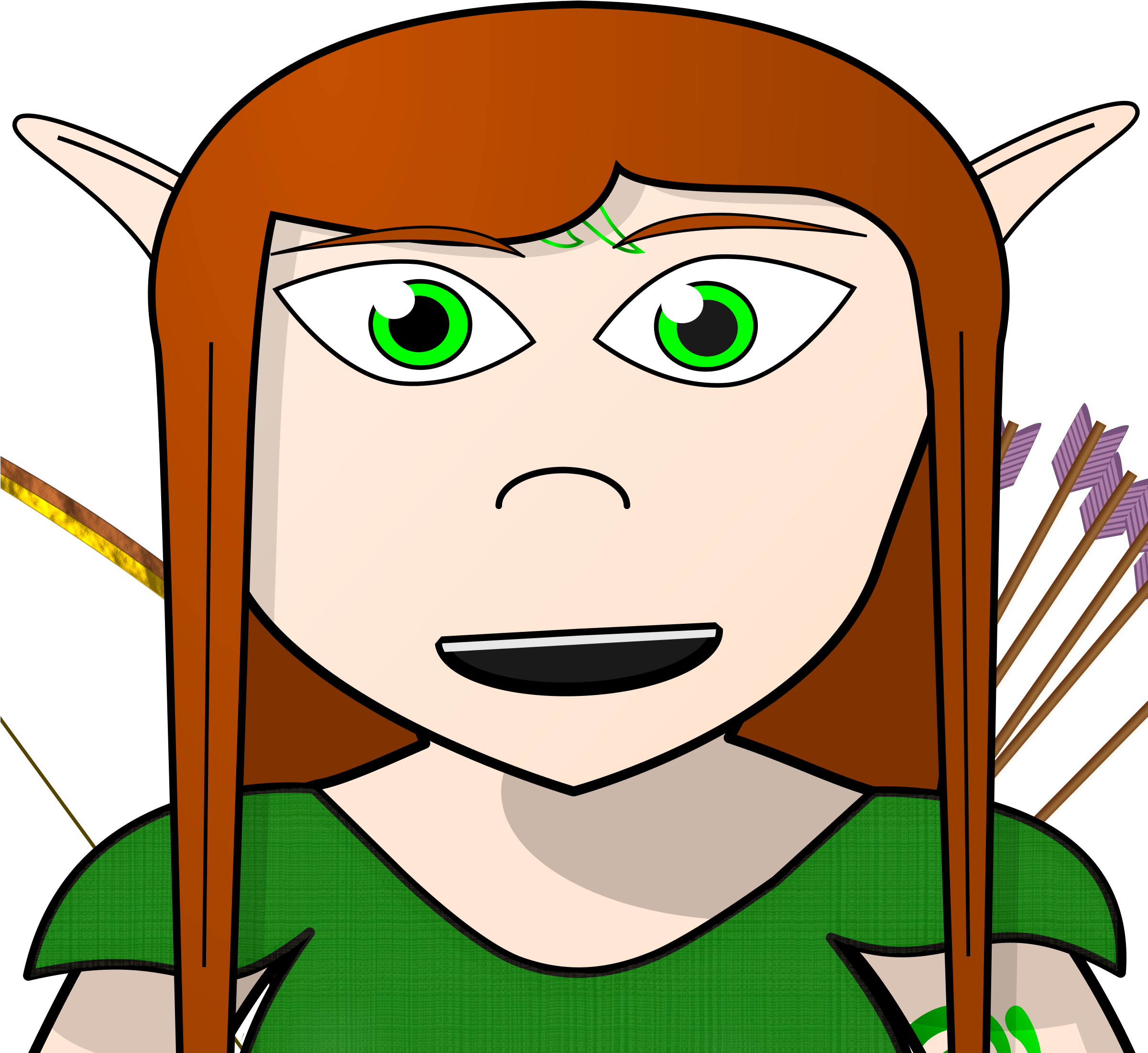 This Free Icons Png Design Of Wood Elf Avatar - Wood Elf Clipart (2400x2400), Png Download