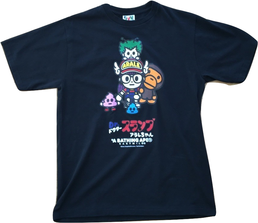 Slump Tee V=1512168531 - A Bathing Ape (936x809), Png Download
