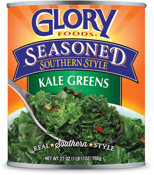 Seasoned Kale - Glory Foods Seasoned Southern Style Blackeye Peas - (600x700), Png Download