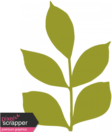 Leafy Branch Template - Leaf (456x456), Png Download